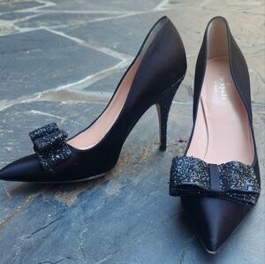 Black Kate Spade formal shoes - look!